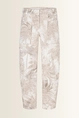 Broek met bladerenprint Ocean Cambio