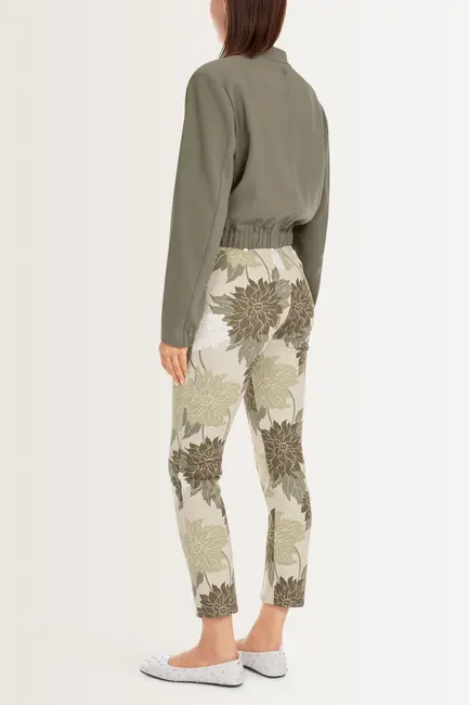 Broek met bloemenprint Marc Cain