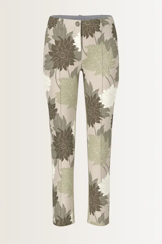 Broek met bloemenprint Marc Cain