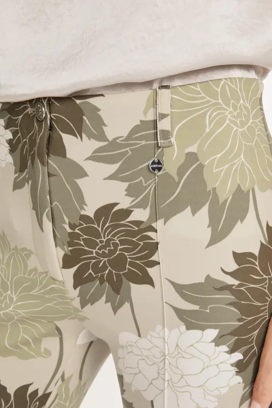Broek met bloemenprint Marc Cain