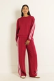 Broek met contraststrepen