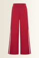 Broek met contraststrepen