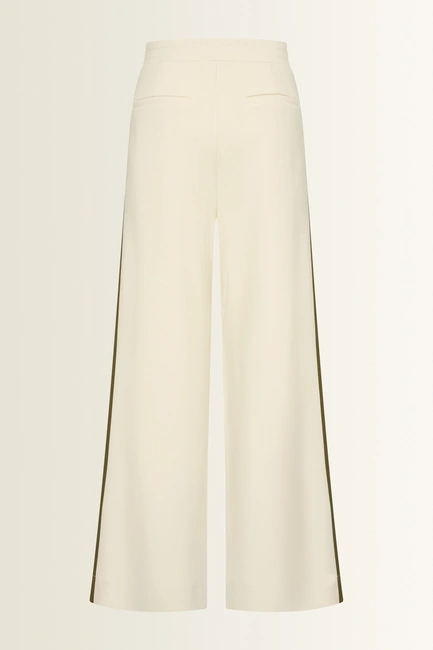 Broek met contraststrepen