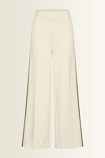 Broek met contraststrepen