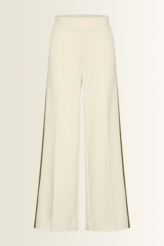 Broek met contraststrepen