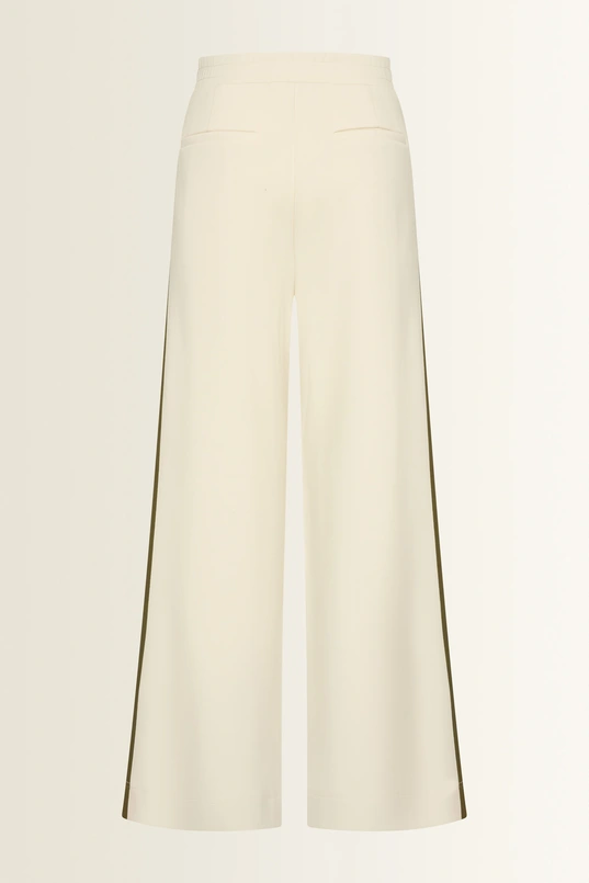 Broek met contraststrepen