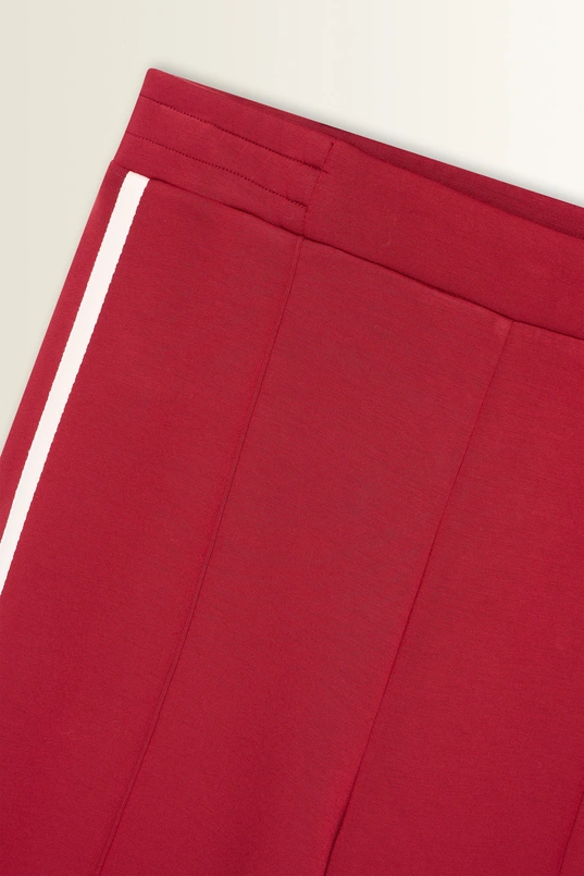 Broek met contraststrepen