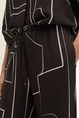 Broek met crêpestructuur Cevil graphic Someday