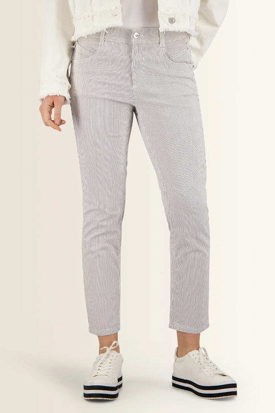 Broek met fijne streep Zuri128 Gardeur