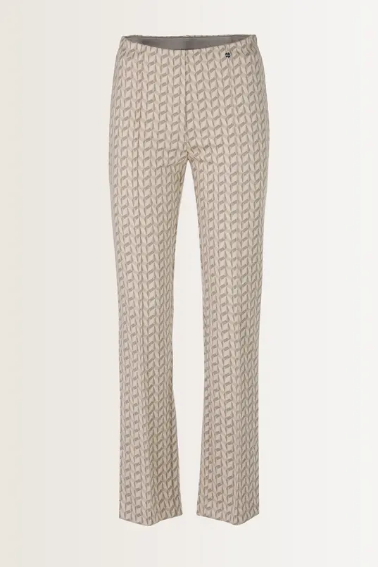 Broek met geometrisch dessin Marc Cain