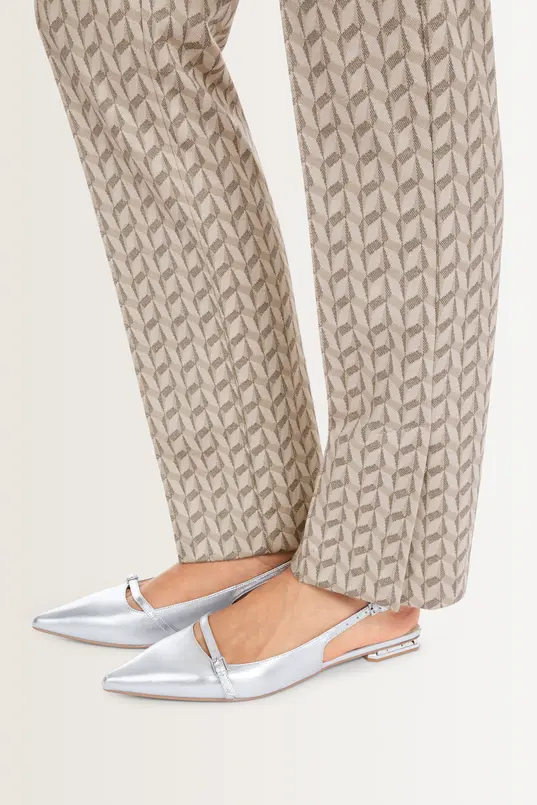 Broek met geometrisch dessin Marc Cain