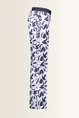 Broek met grafisch bladmotief ZARIA Gardeur