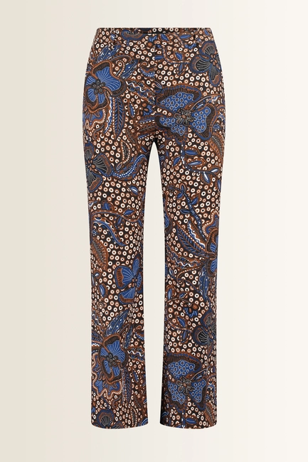 Broek met grafisch bloemdessin Donde Max Mara Weekend