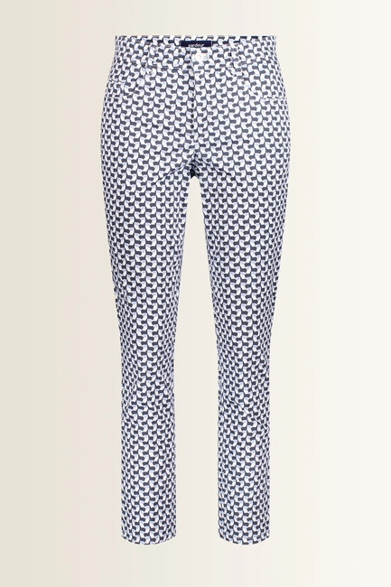 Broek met grafisch dessin Zuri131 Gardeur