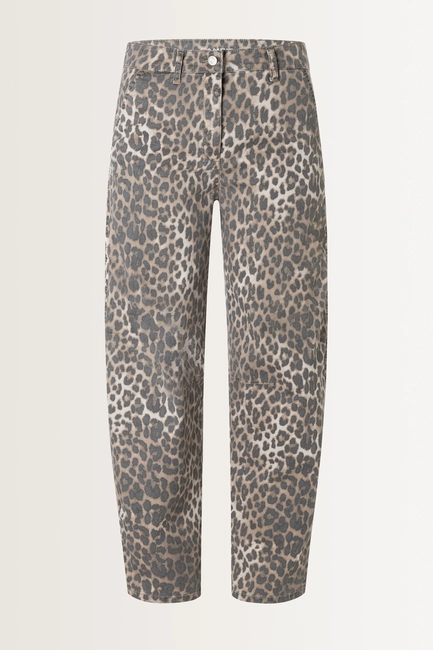 Broek met luipaardprint Eve Cambio