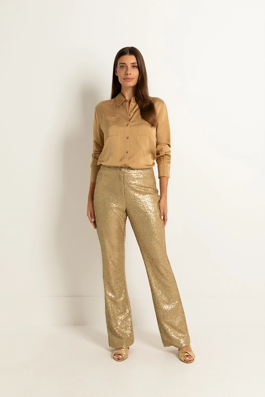 Broek met pailletten