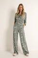 Broek met slangenprint