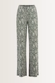 Broek met slangenprint