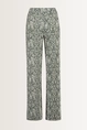 Broek met slangenprint