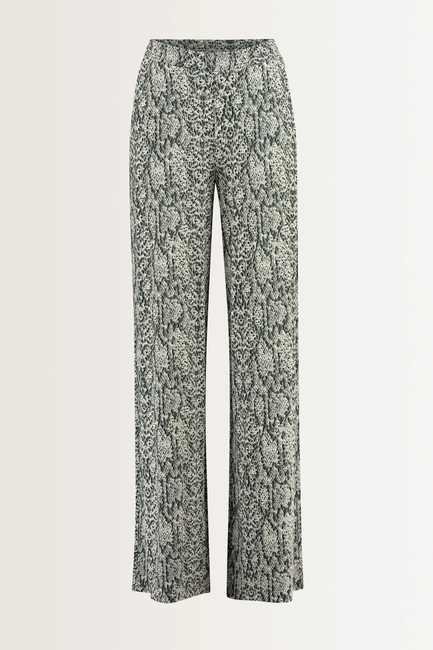 Broek met slangenprint