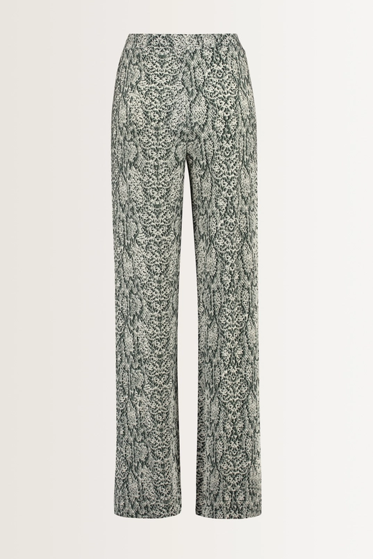 Broek met slangenprint
