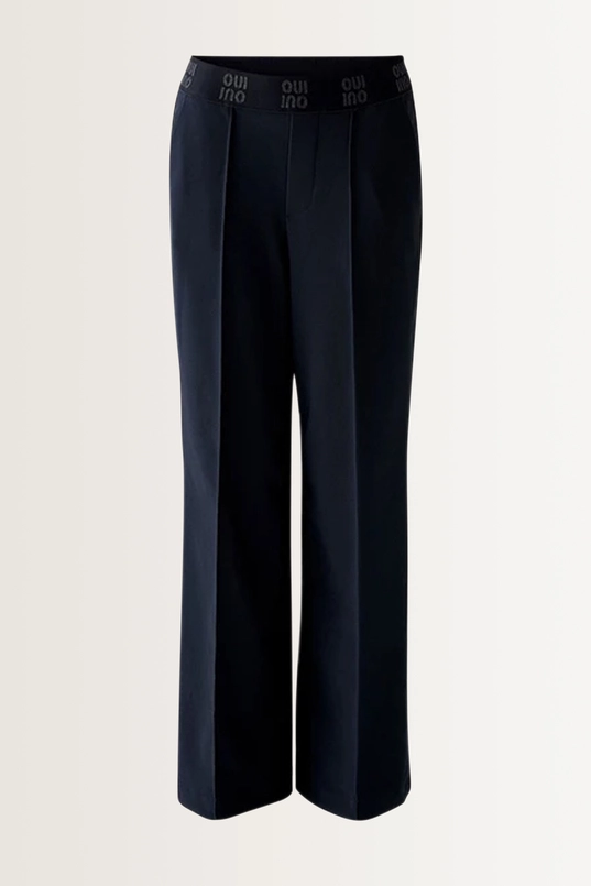 Broek met sportieve tailleband OUI