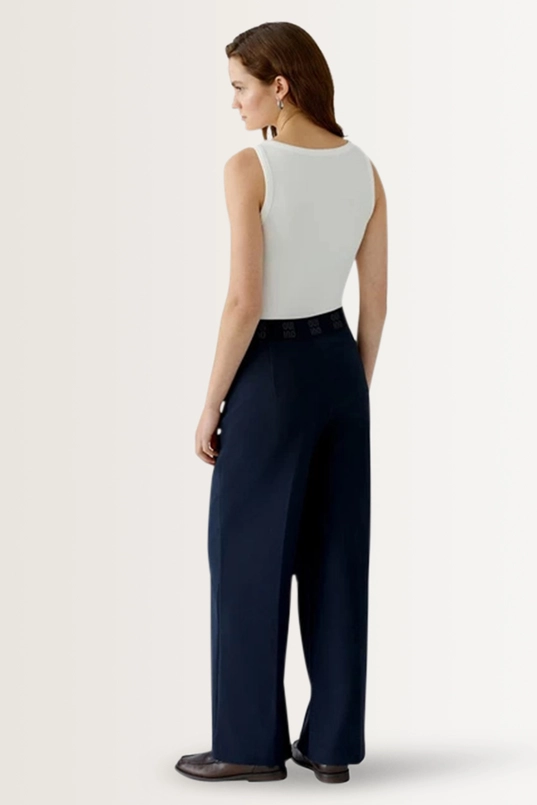Broek met sportieve tailleband OUI
