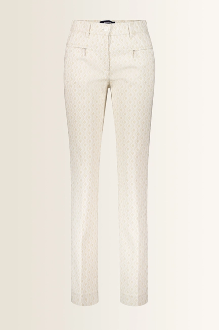 Broek met subtiel dessin Zene5 Gardeur