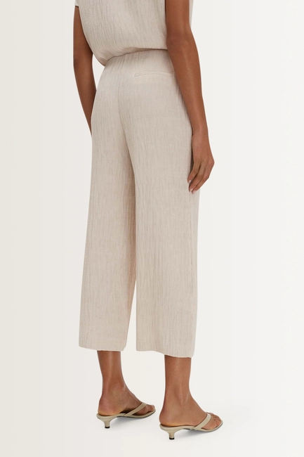 Broek met subtiel kreukeffect Curilo texture Someday
