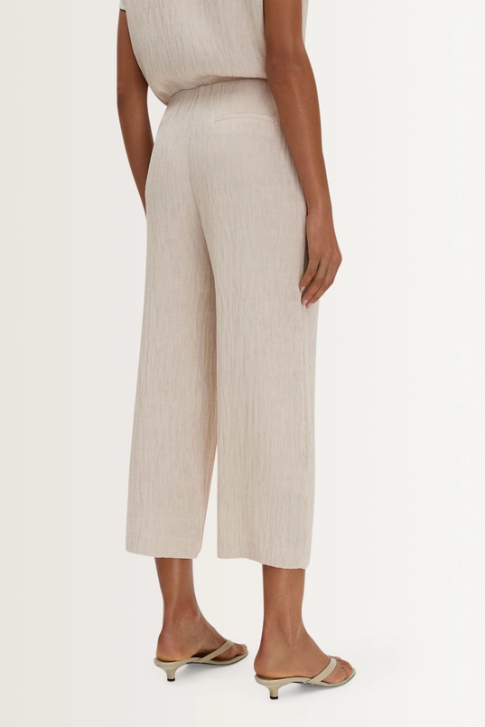Broek met subtiel kreukeffect Curilo texture Someday