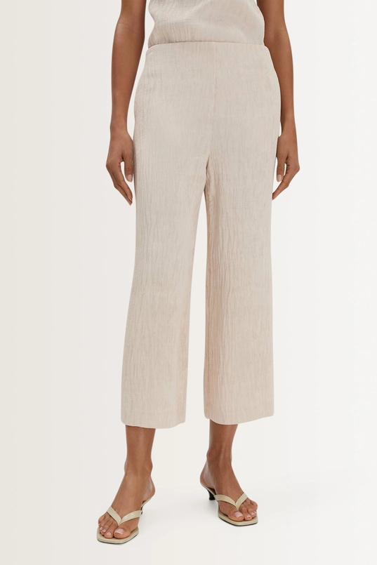 Broek met subtiel kreukeffect Curilo texture Someday