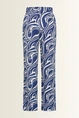 Broek met swirlprint