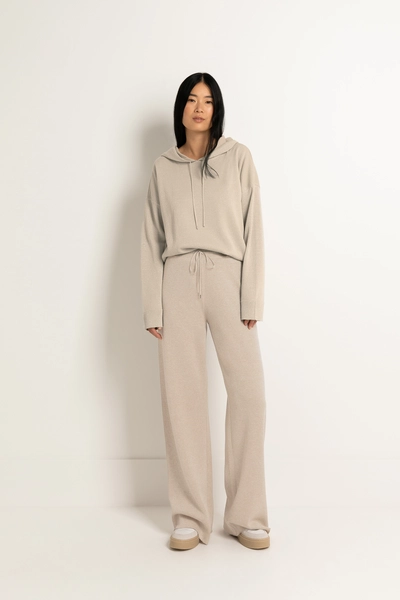 Capuchon trui met lurex