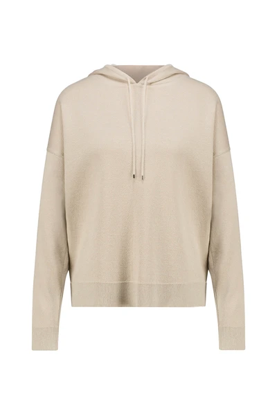 Capuchon trui met lurex