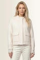 Cardigan met klepzakken en rits Monari