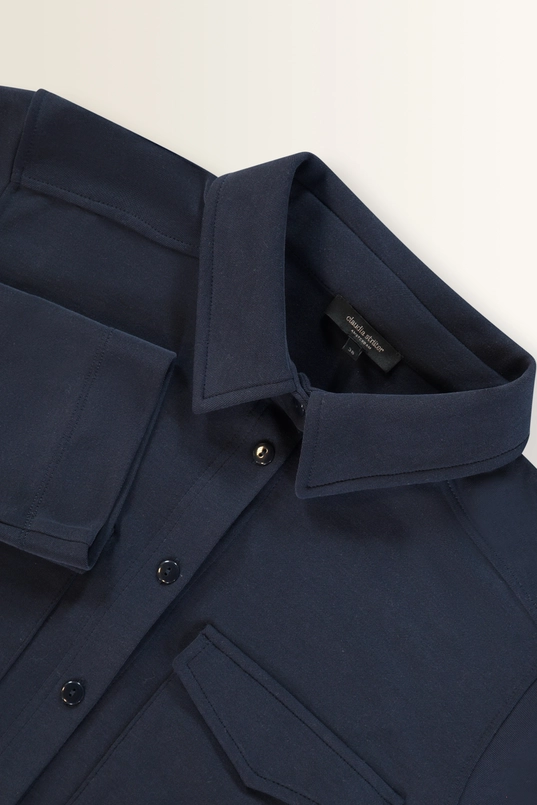 Cargo blouse in jersey