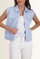 Cargo gilet met knopen Monari