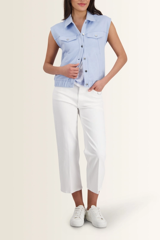 Cargo gilet met knopen Monari