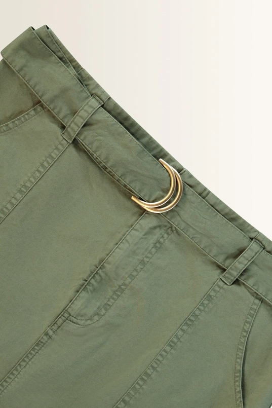 Cargo rok met D-ring riem