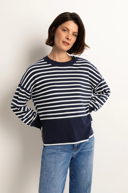 Cashmere mix streeptrui