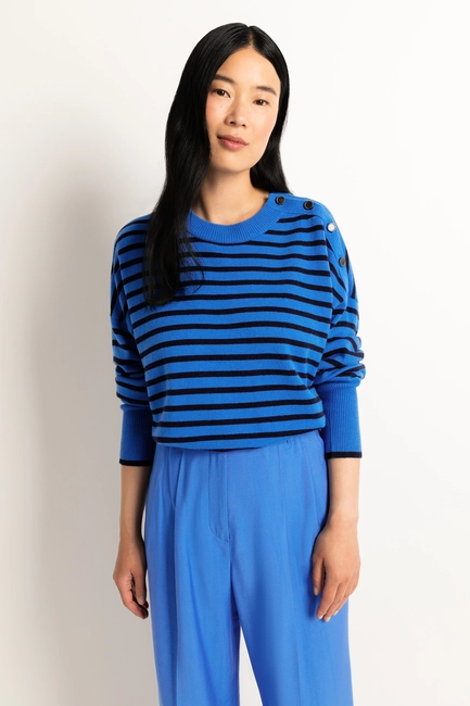 Cashmere mix streeptrui