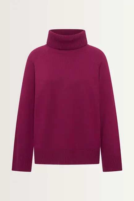 Cashmere trui met turtleneck