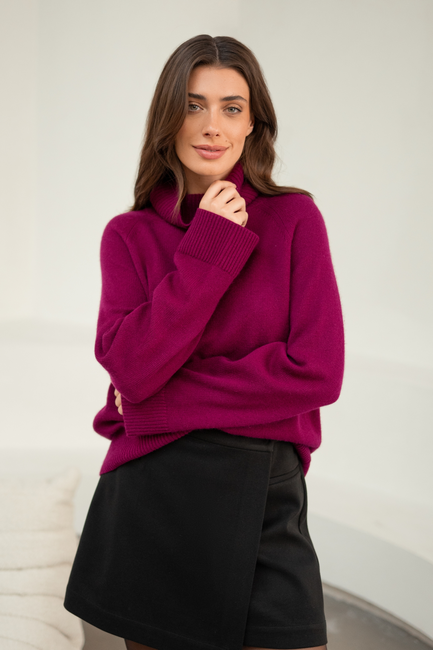 Cashmere trui met turtleneck