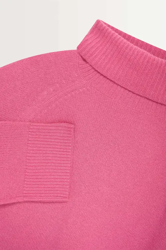 Cashmere trui met turtleneck