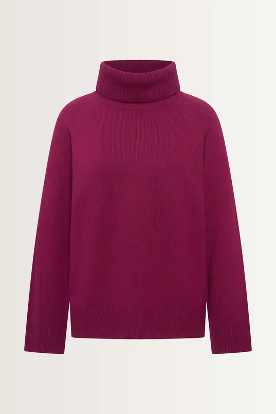 Cashmere trui met turtleneck