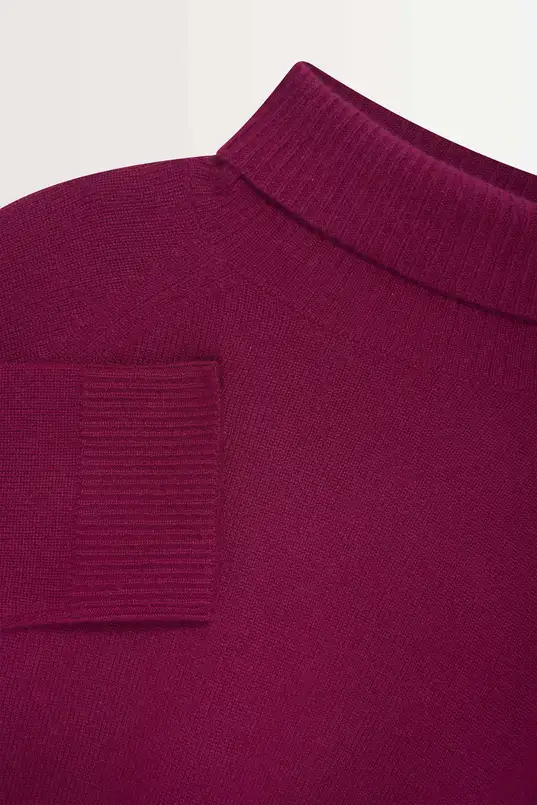 Cashmere trui met turtleneck