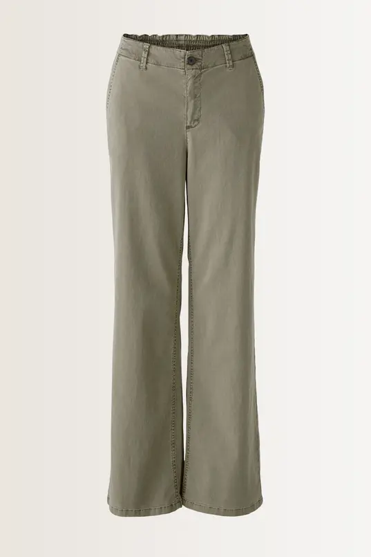 Casual broek met rechte pijpen OUI