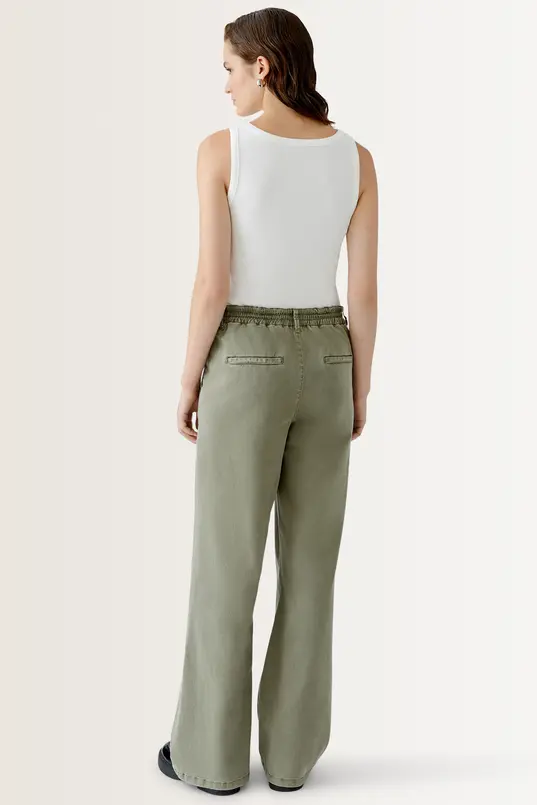 Casual broek met rechte pijpen OUI