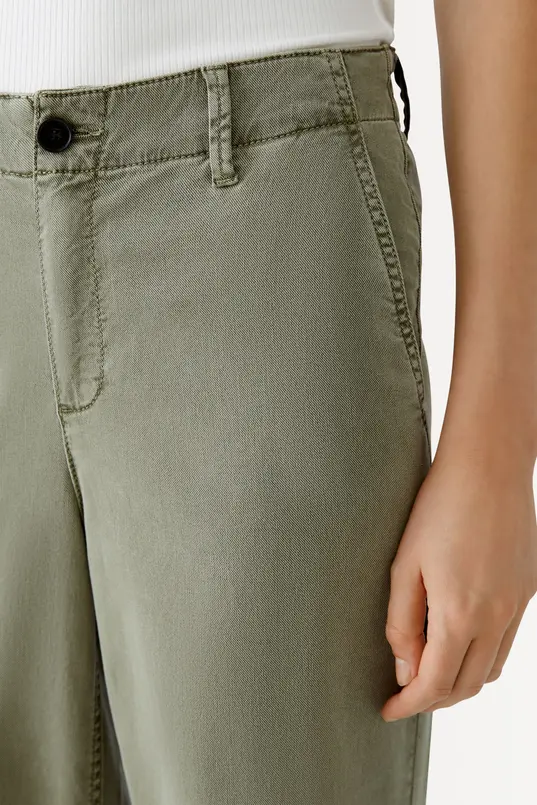 Casual broek met rechte pijpen OUI