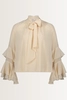 Chiffon blouse met strikdetail Vera Mont